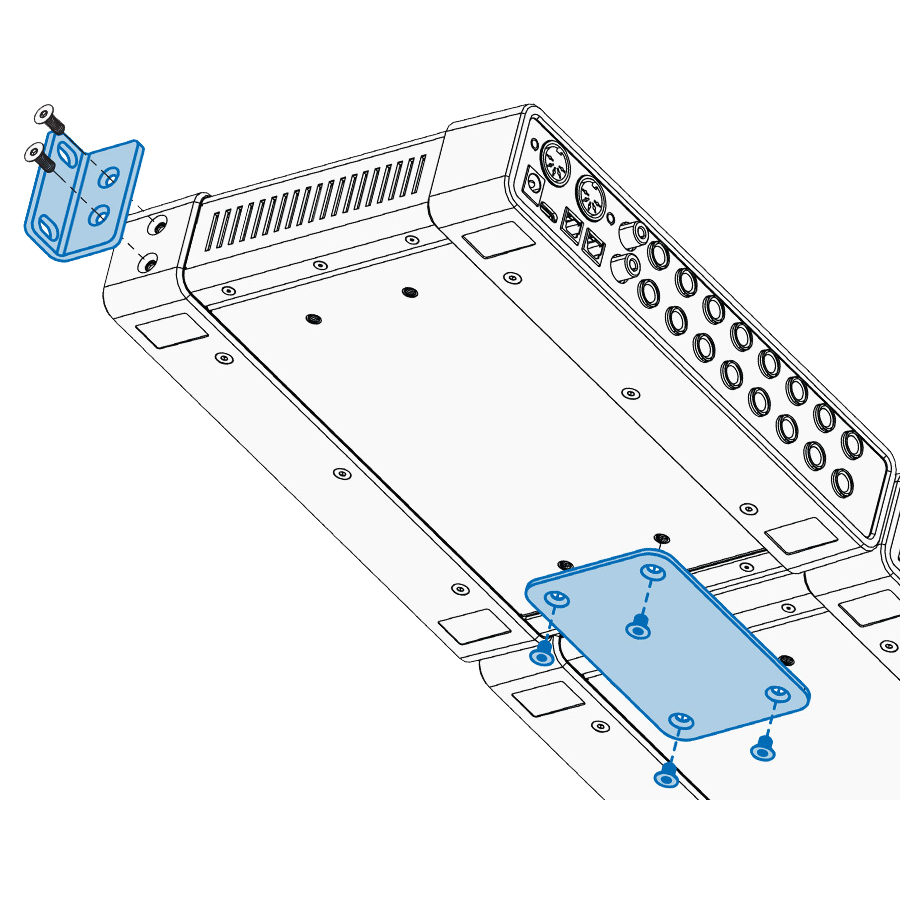 UltraLite-mk5 Half-Rack Coupler Kit